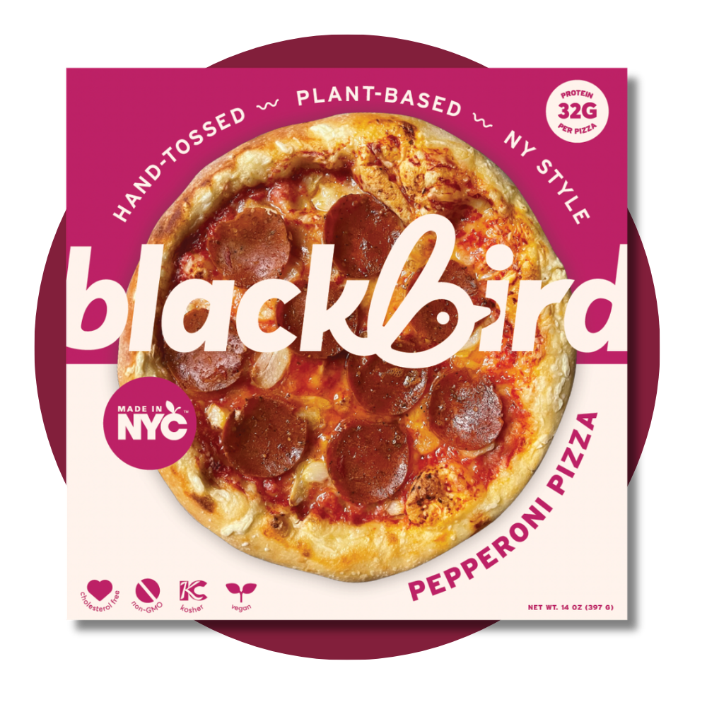 Blackbird Pepperoni Pizza with hand-tossed crust