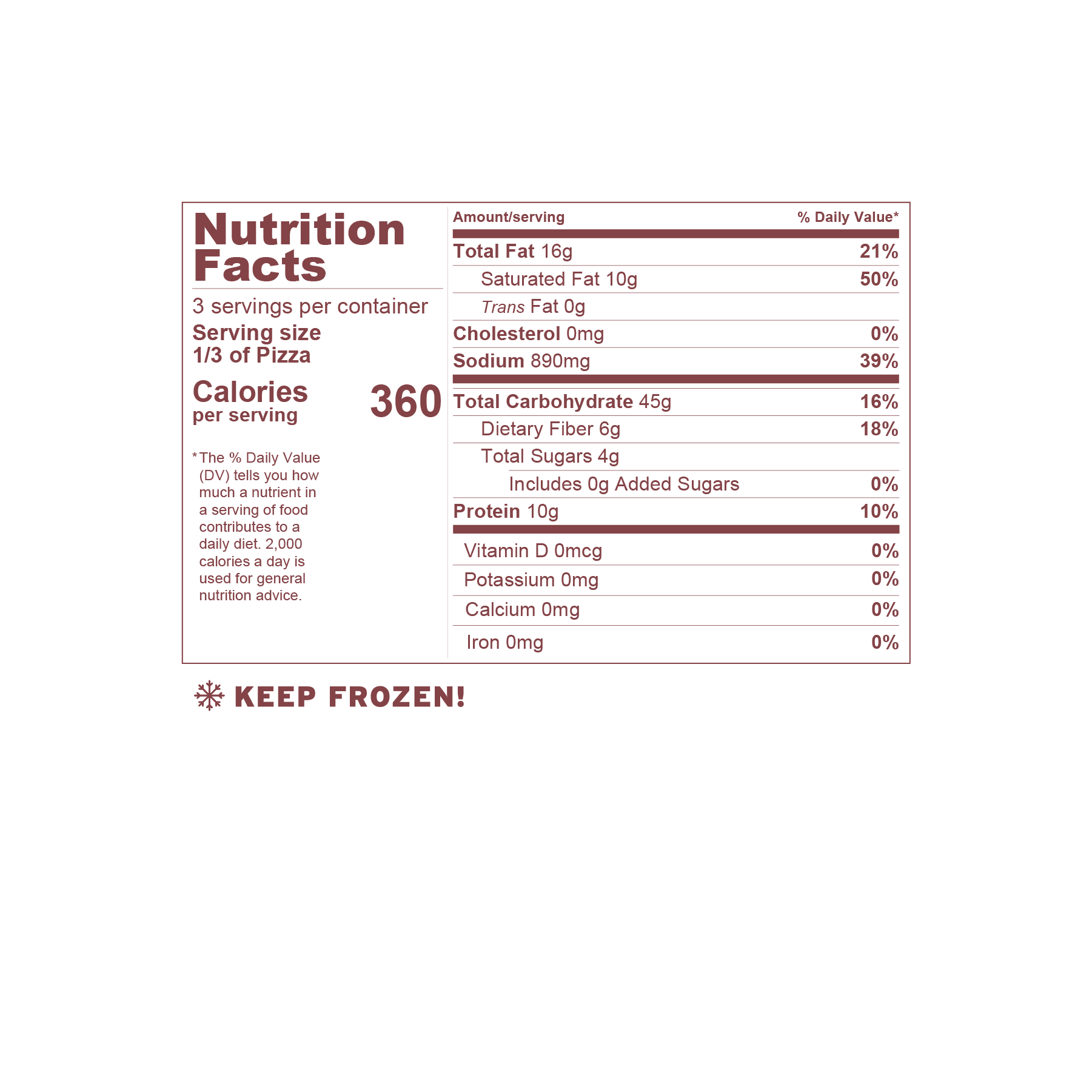 PIZZA SUPREME (CASE OF 6) — Blackbird Foods