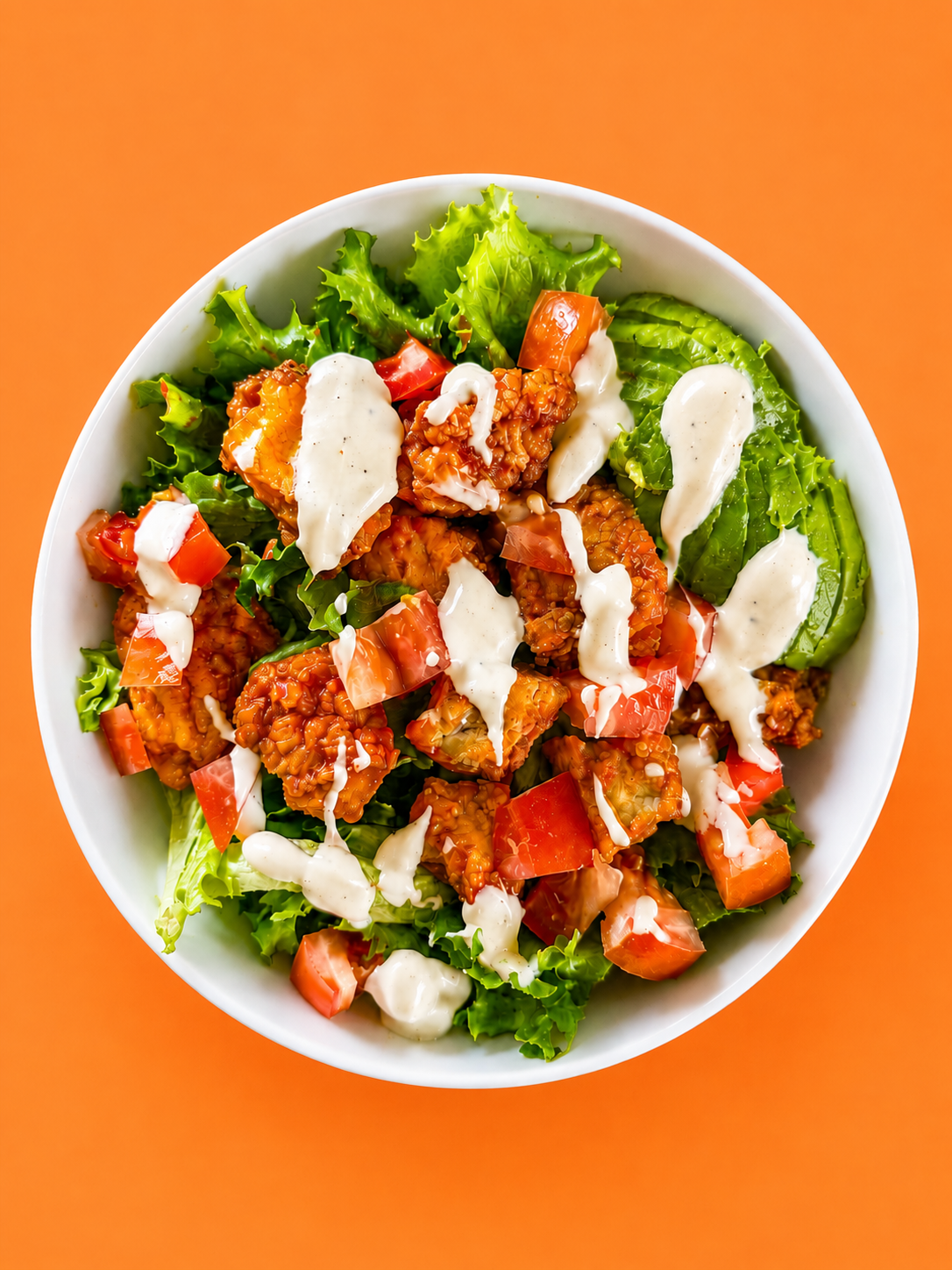 Blackbird Buffalo Tofu Salad 