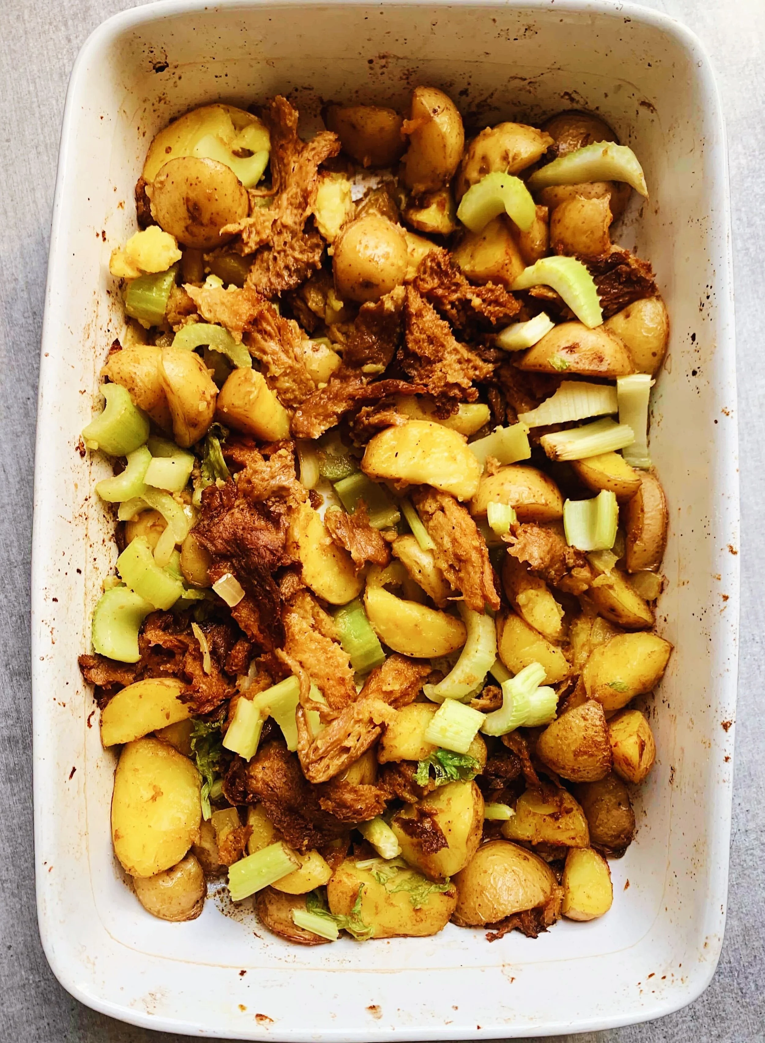 Comfort Seitan + Potatoes (Vegan) — Blackbird Foods