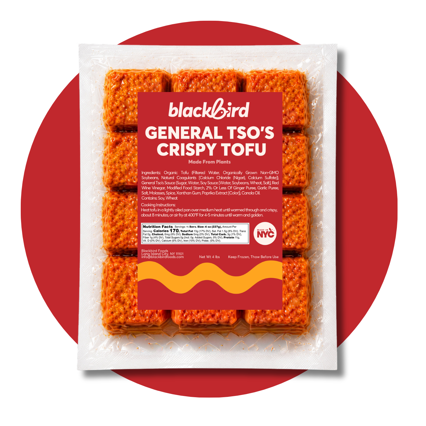 Crispy General Tso's Tofu (12 Pack)