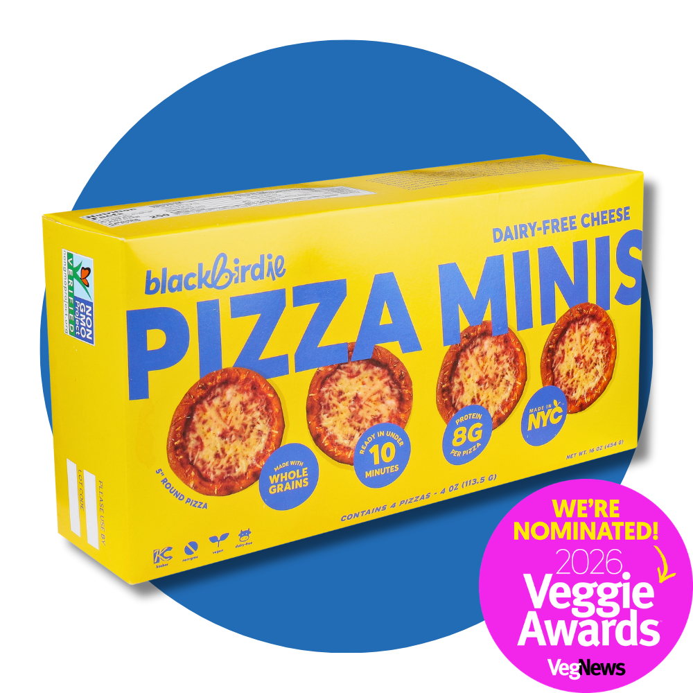 cheese pizza minis nominated for 2026 veggie awards vegnews