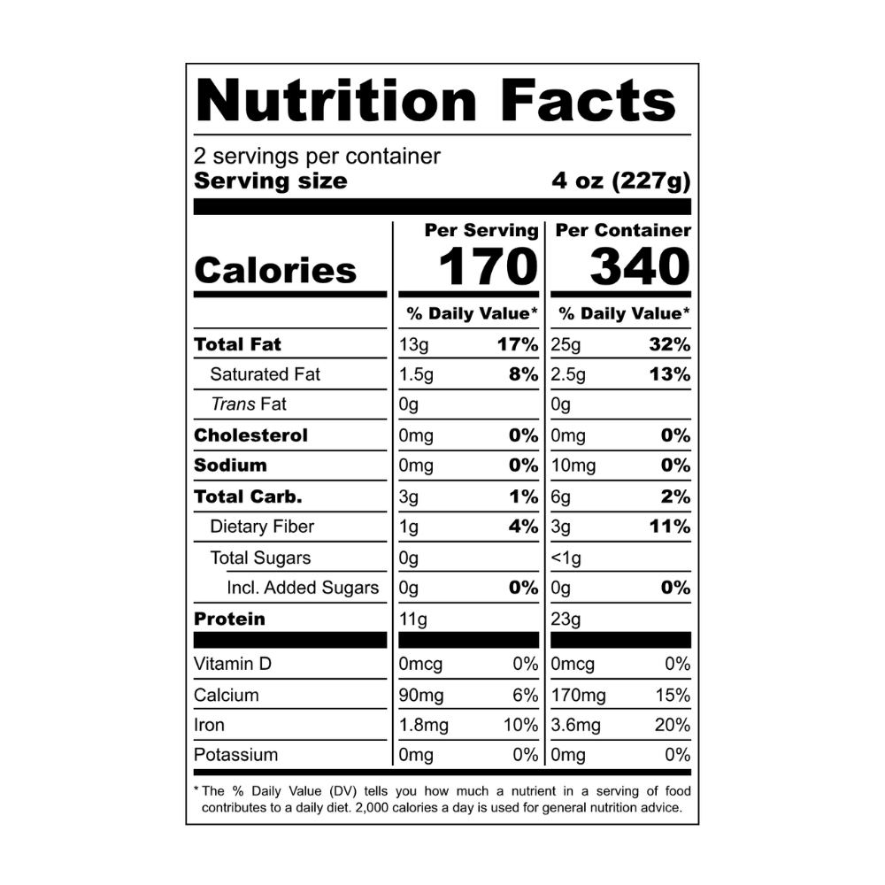 crispy tofu nutrition label.png