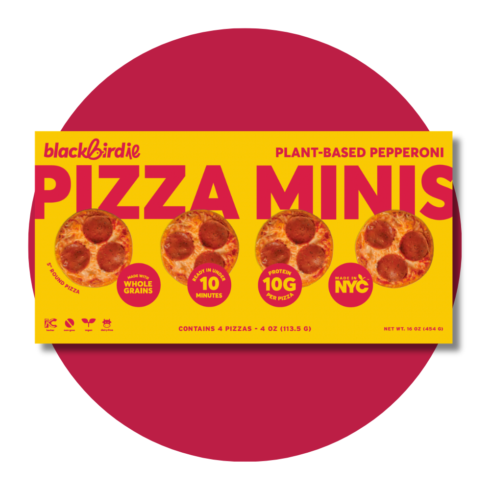 Blackbirdie Pepperoni Pizza Minis (6 Pack)