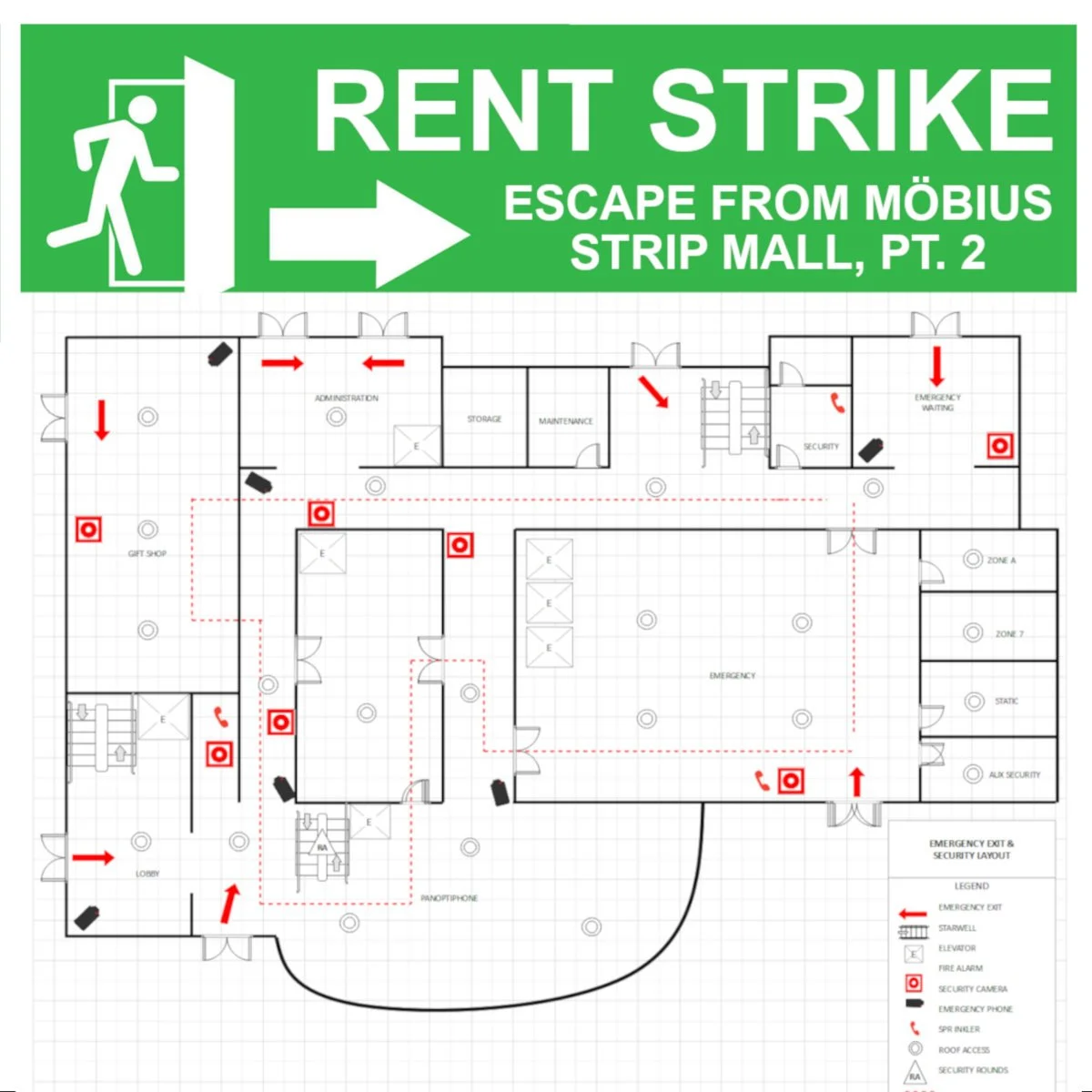 Escape From M​ö​bius Strip Mall, Pt. 2 by RENT STRIKE