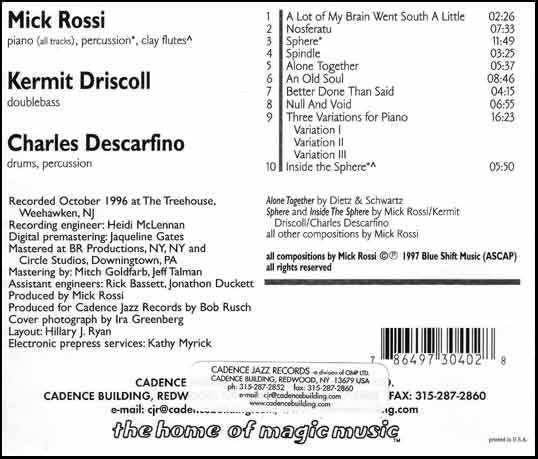 Mick Rossi - Inside The Sphere