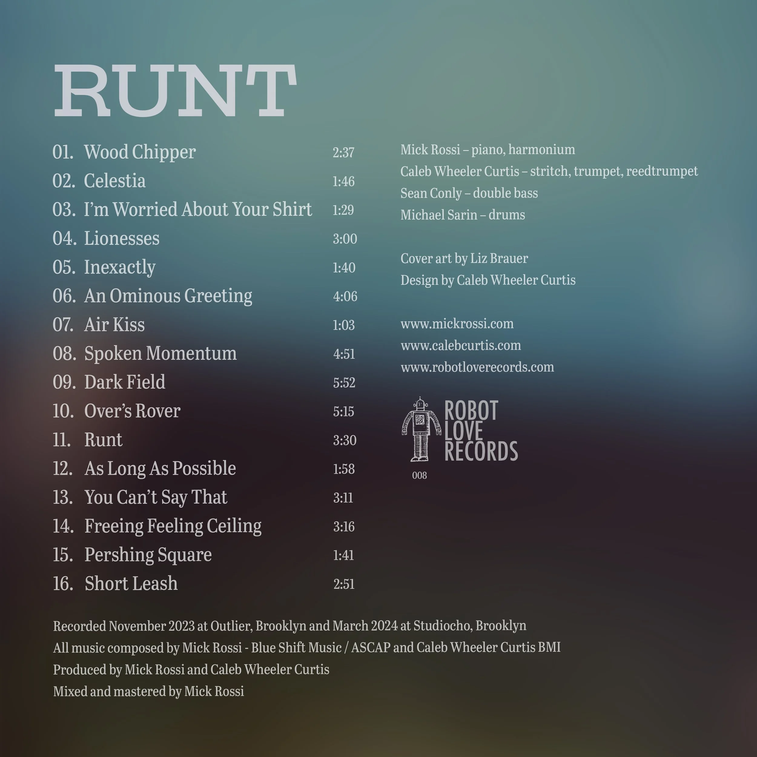 Runt Back Cover