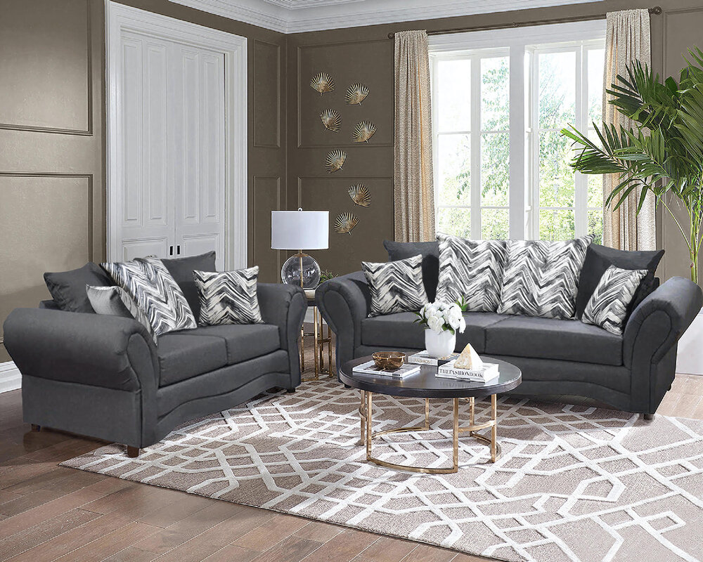 Designer delight sofa and loveseat Daniels Furniture Cleveland