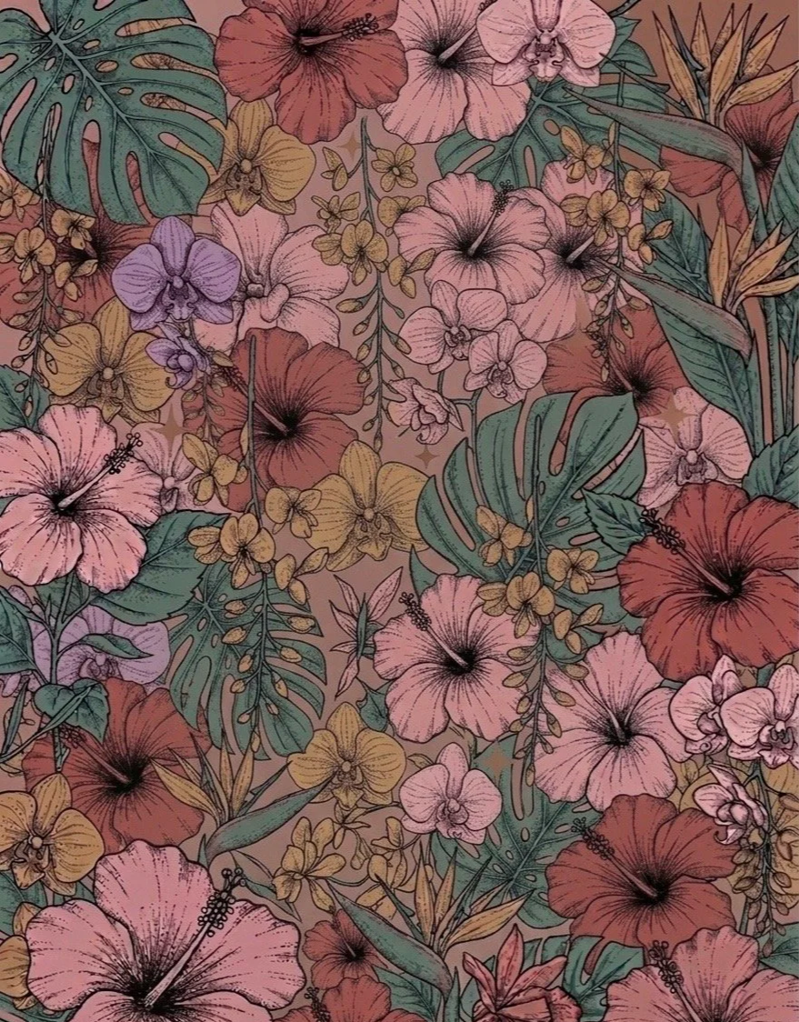 "Tropical Flowers I"