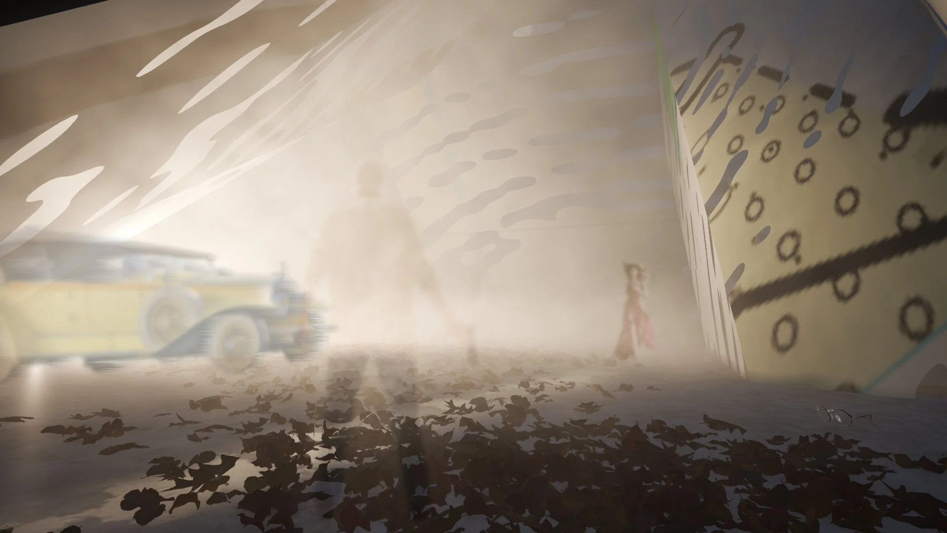 This rendering depicts multiple tragedies that take place.