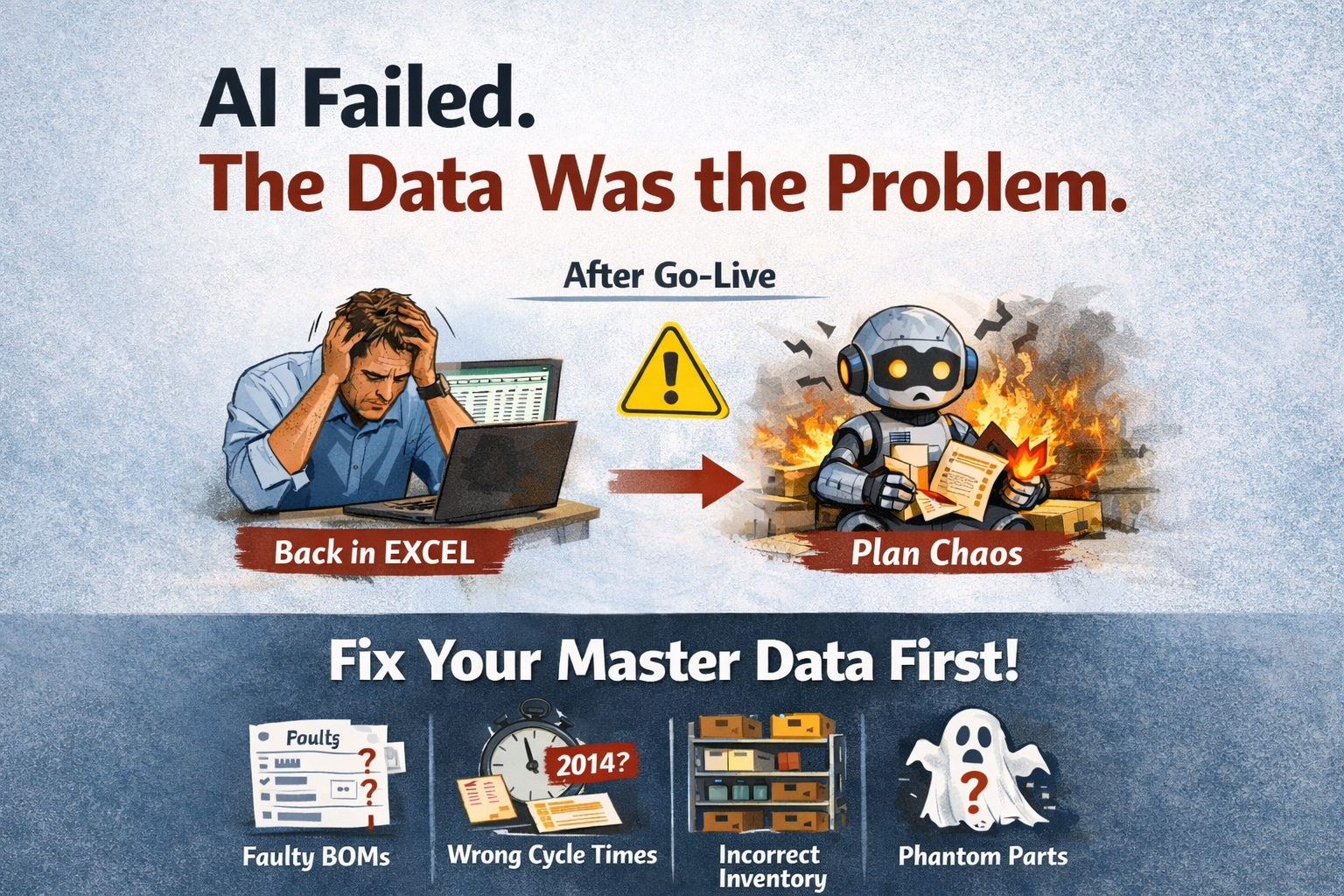 If the Master Data Is Messy, AI Will Scale the Mess — Fast