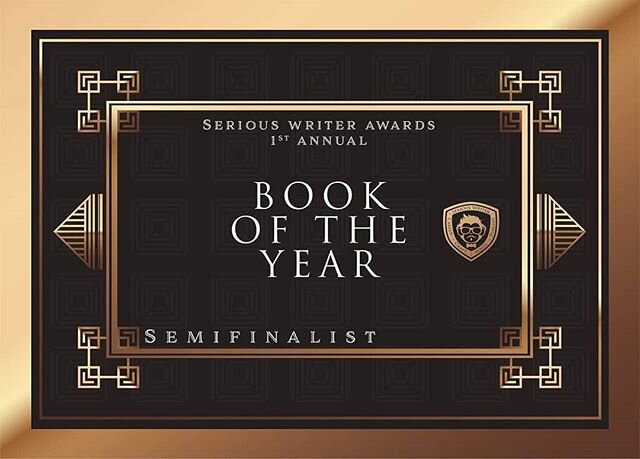 Man, oh man! Kaley Rhea and I are OH SO TICKLED! Our novel, *Off-Script &amp; Over-Caffeinated* is a semi-finalist for @seriouswriter BOOK OF THE YEAR! Woot-woot-wooting!
.
.
#seriouswriter #authorsofinstagram #writingcommunity 
#romcombooks