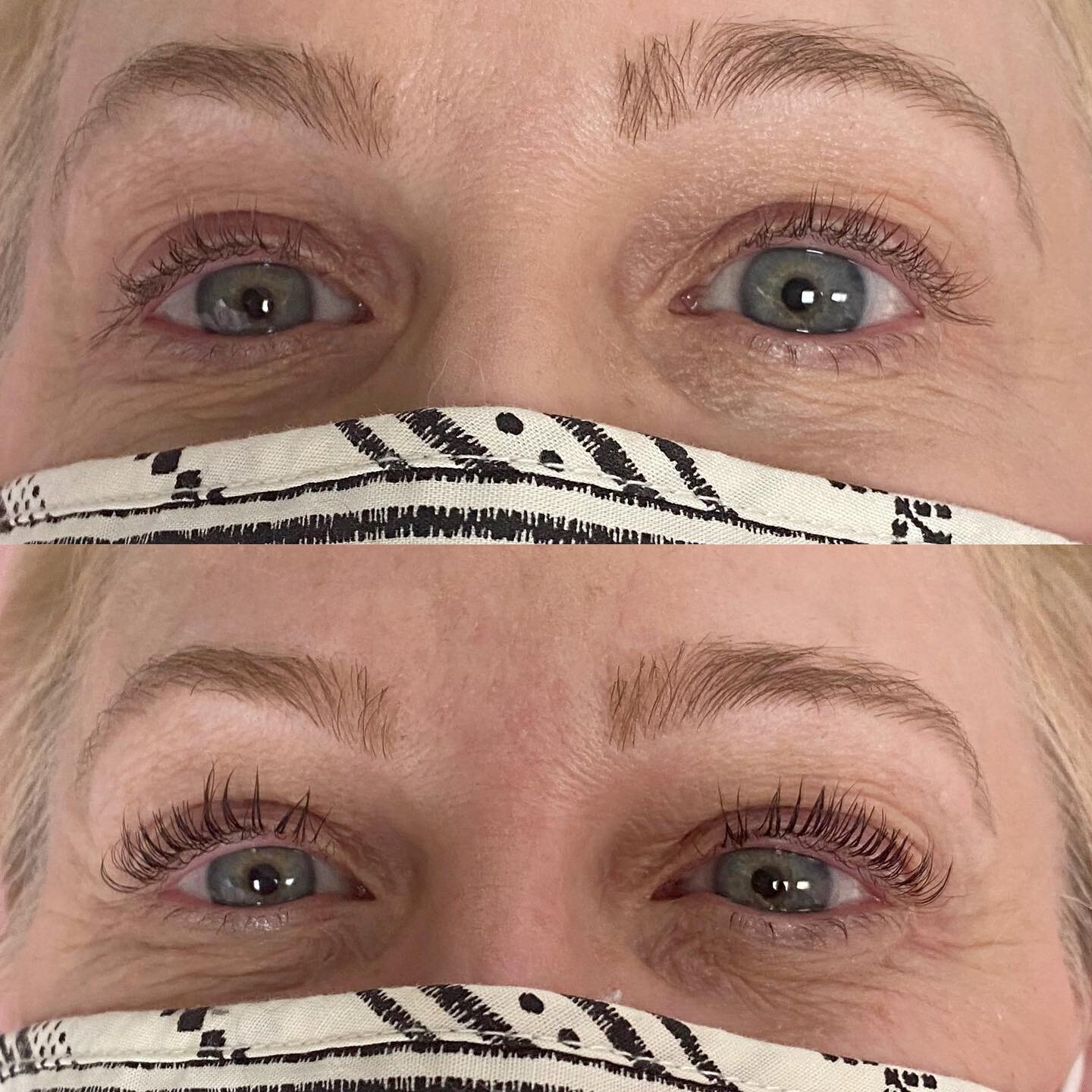Lash Lifts have becoming a VERY popular service for 2020.  Here&rsquo;s why....

No mascara, no damaging eyelash curler, and no eyelash extensions! 

These are her natural lashes with a Lift &amp; Tint! W😮W what a difference! 

🤷🏼&zwj;♀️ How long 