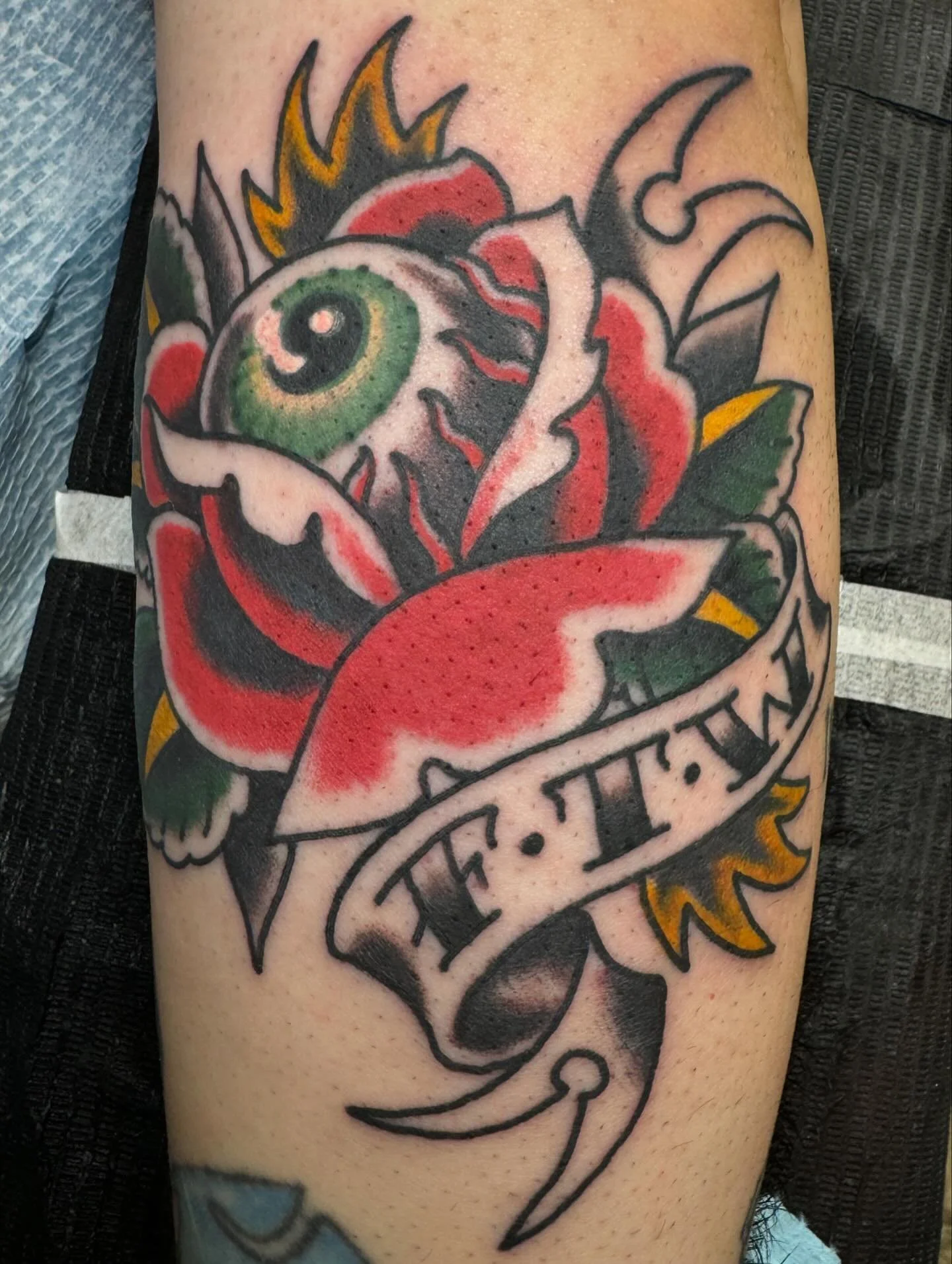 By @mattquale #traditionaltattoos #ironandgoldtattoo #spokanetattoos