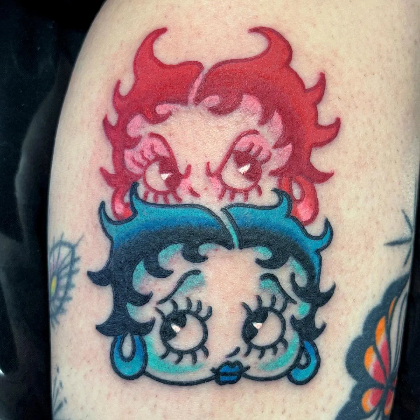 By @chrisspriggs #bettyboop #spokanetattoos #ironandgoldtattoo