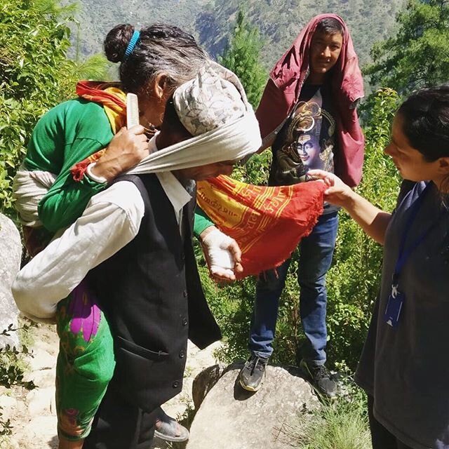 A recent patient heading to our clinic - too sick to walk herself, she was carried on her son&rsquo;s back.

This is a typical scene for our healthcare staff to come across - patients travel 1.5 hours+ on average, and up to 6!

For some patients we a