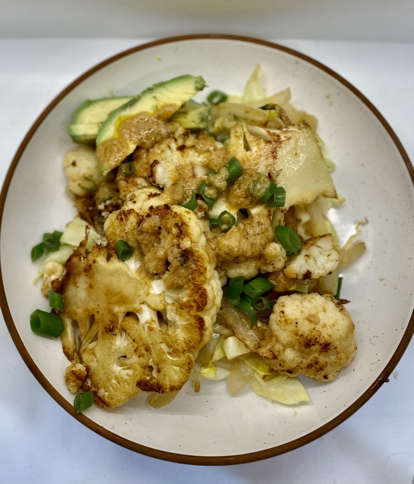 Miso Cauliflower Steaks