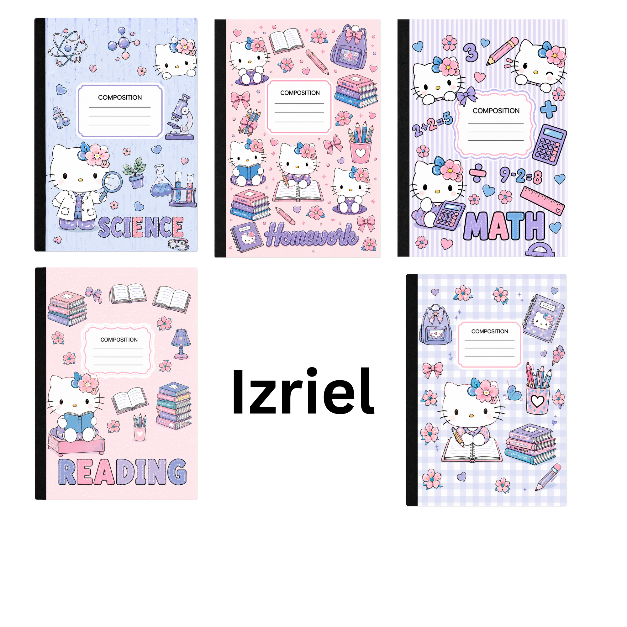 Hello Kitty Composition Notebooks