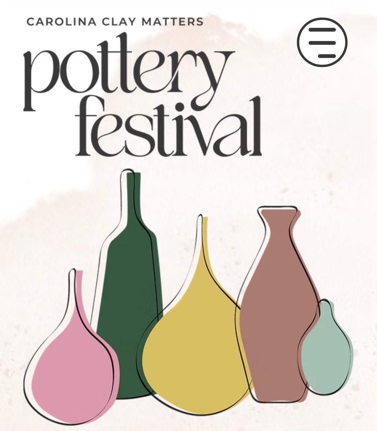 CCM Spring Pottery Festival - May 9th