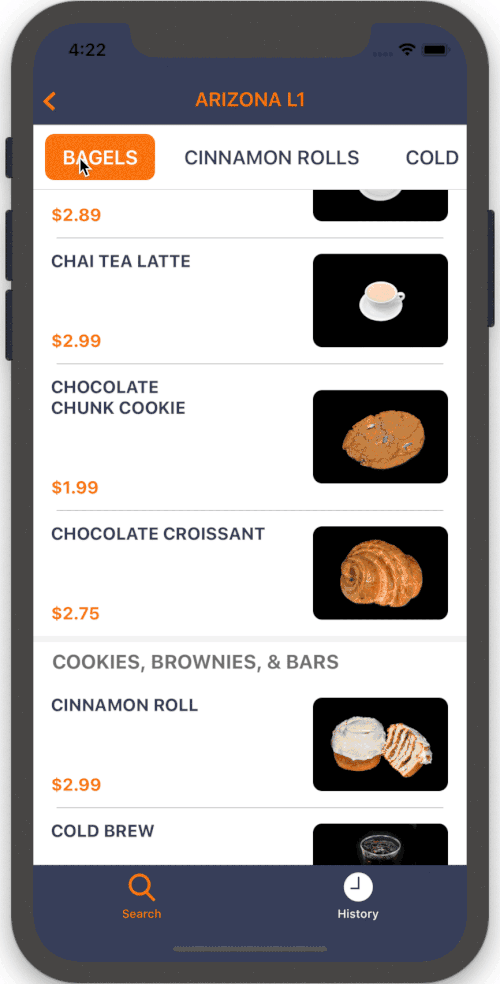 SDK - exploration for Rogue Spoon, Amazon’s corporate café app