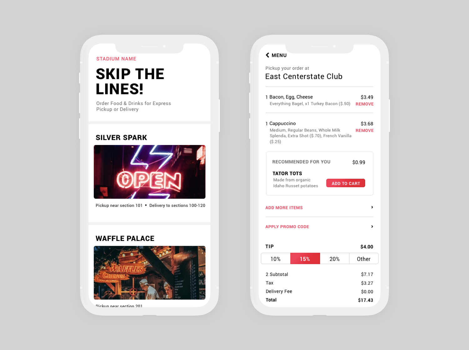 VenueNext Mobile Ordering