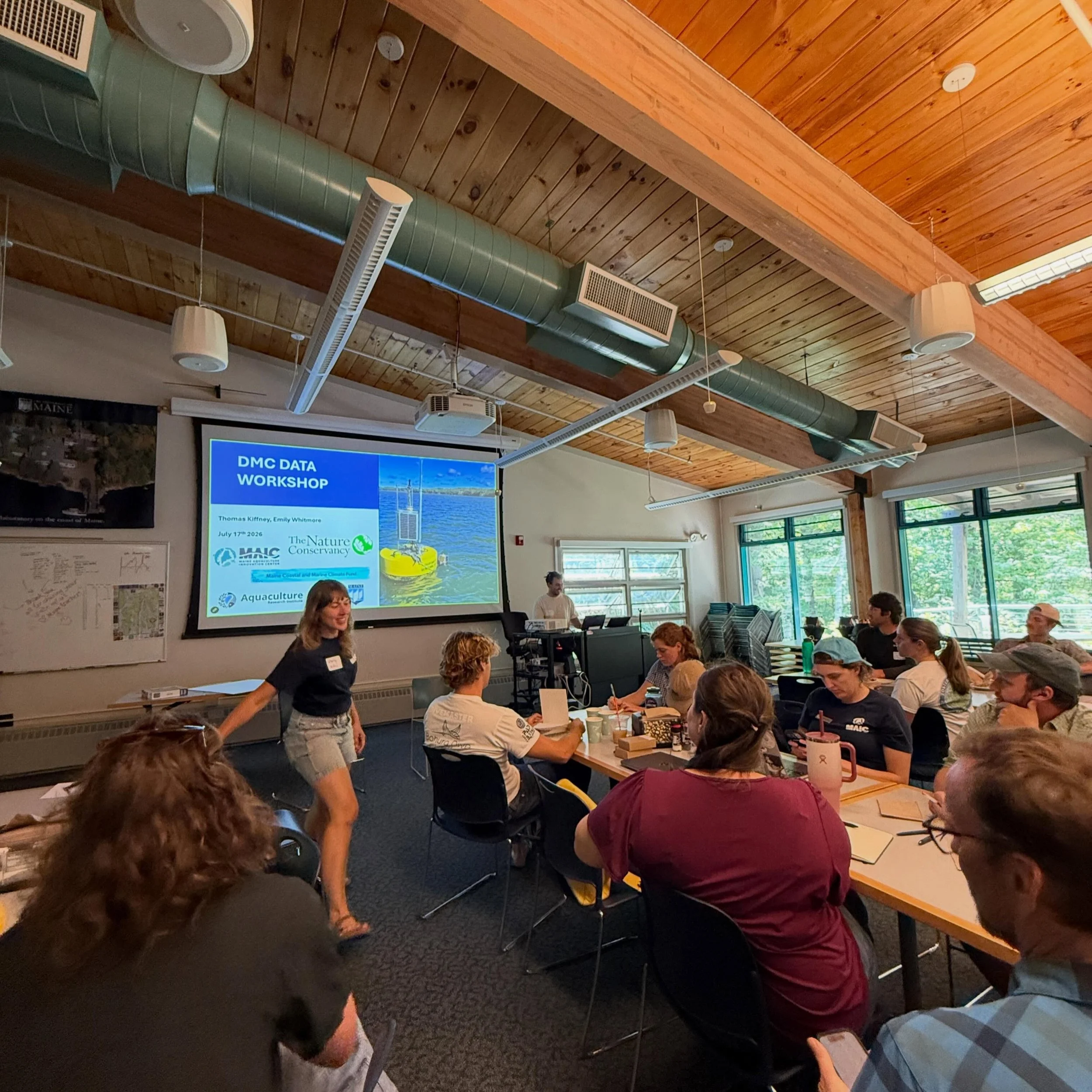 Since October 2025, Islesboro Oyster Co. has been excited to participate in the Maine Aquaculture Innovation Center&rsquo;s (MAIC) On-Farm Data Monitoring Project, a collaborative effort with the University of Maine, NERACOOS, CBEP, UNE AND Bluesonde