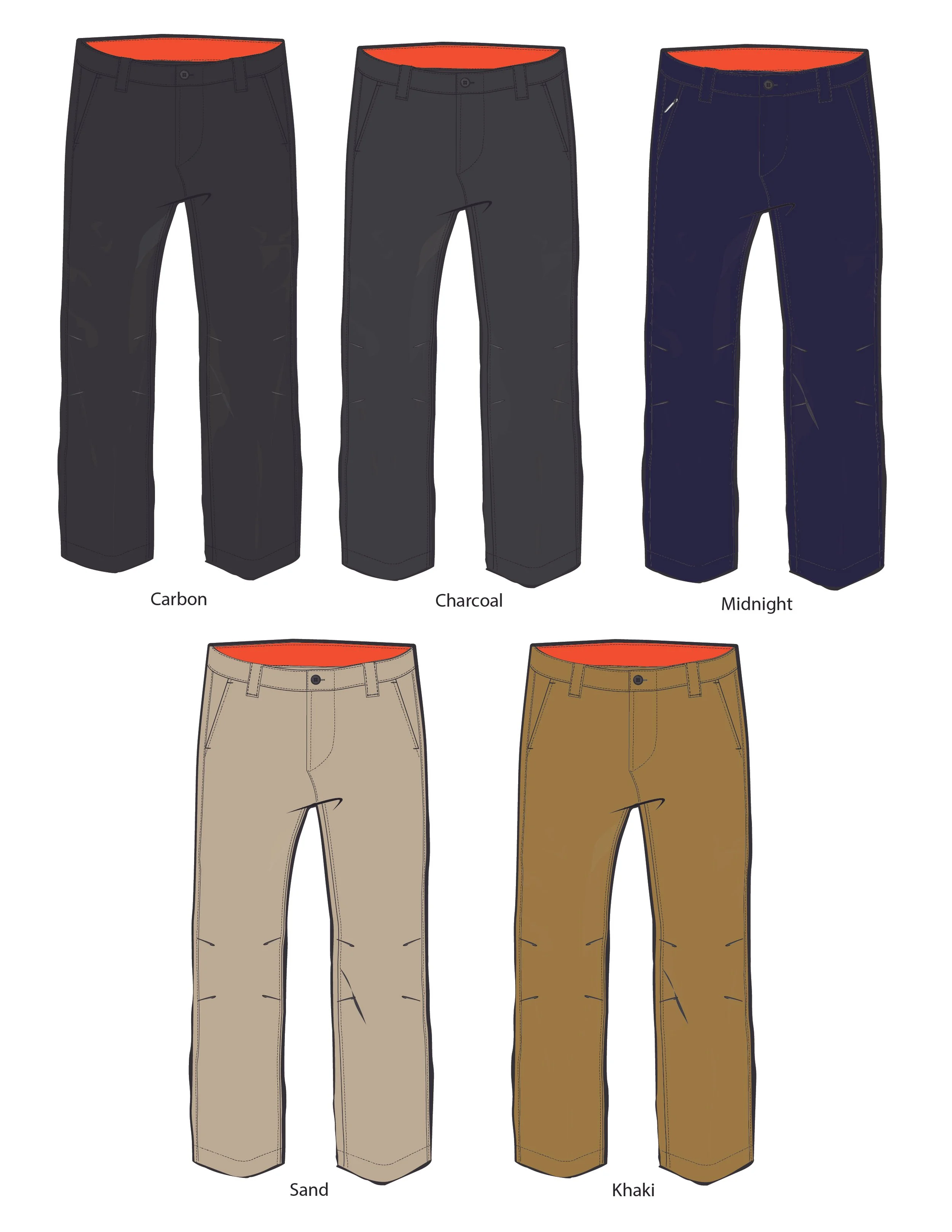 Flat Front Workwear Pant
