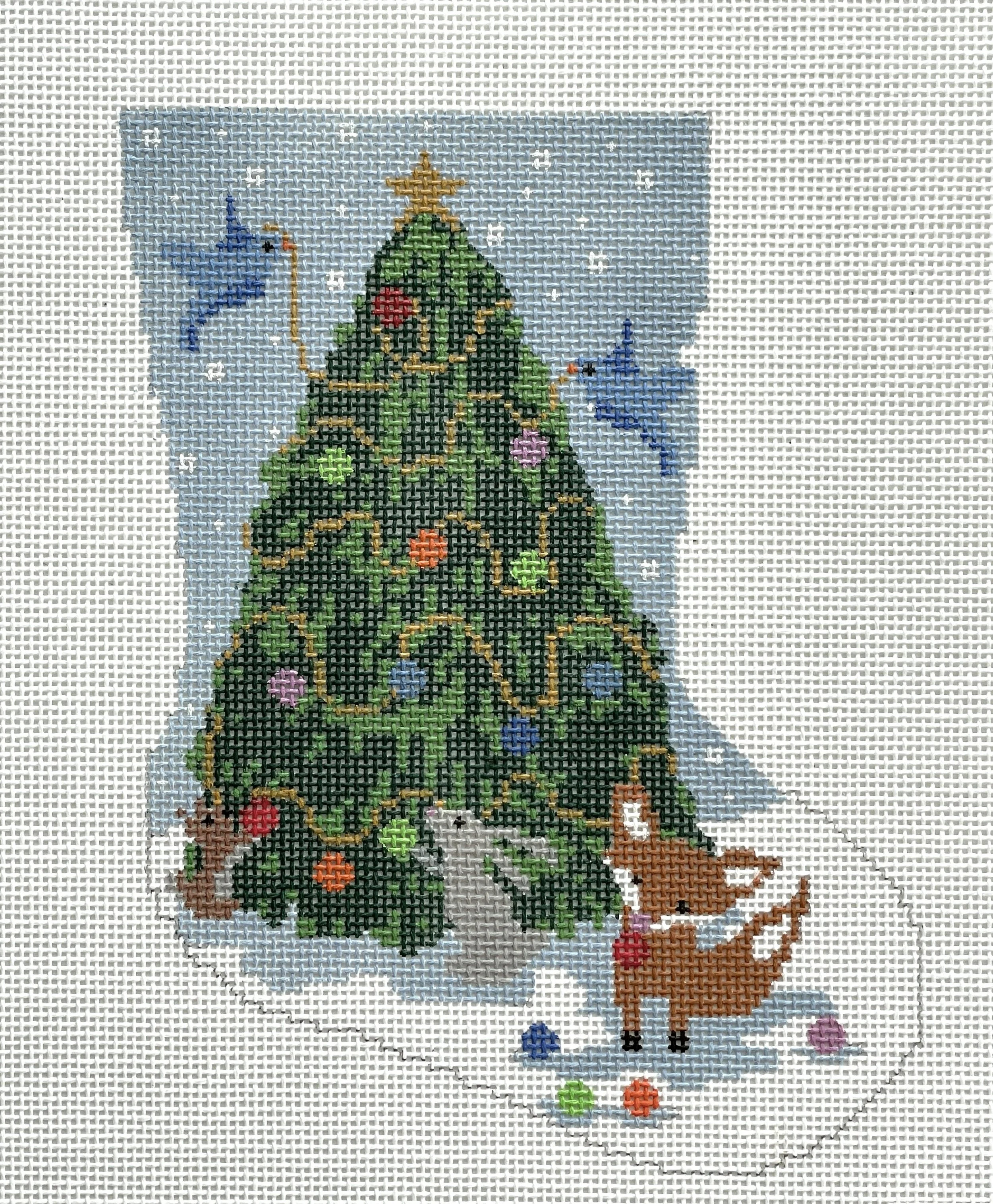 Woodland Creatures Mini Stocking