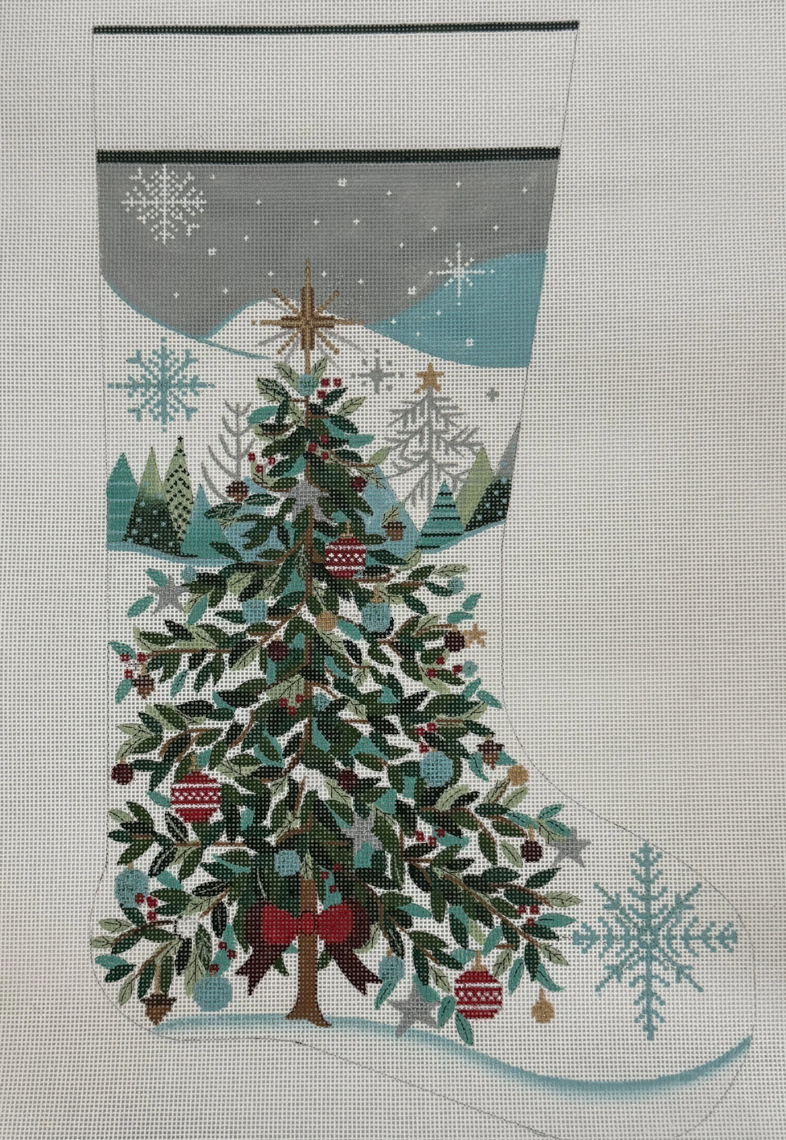 Christmas Tree with Red Bow