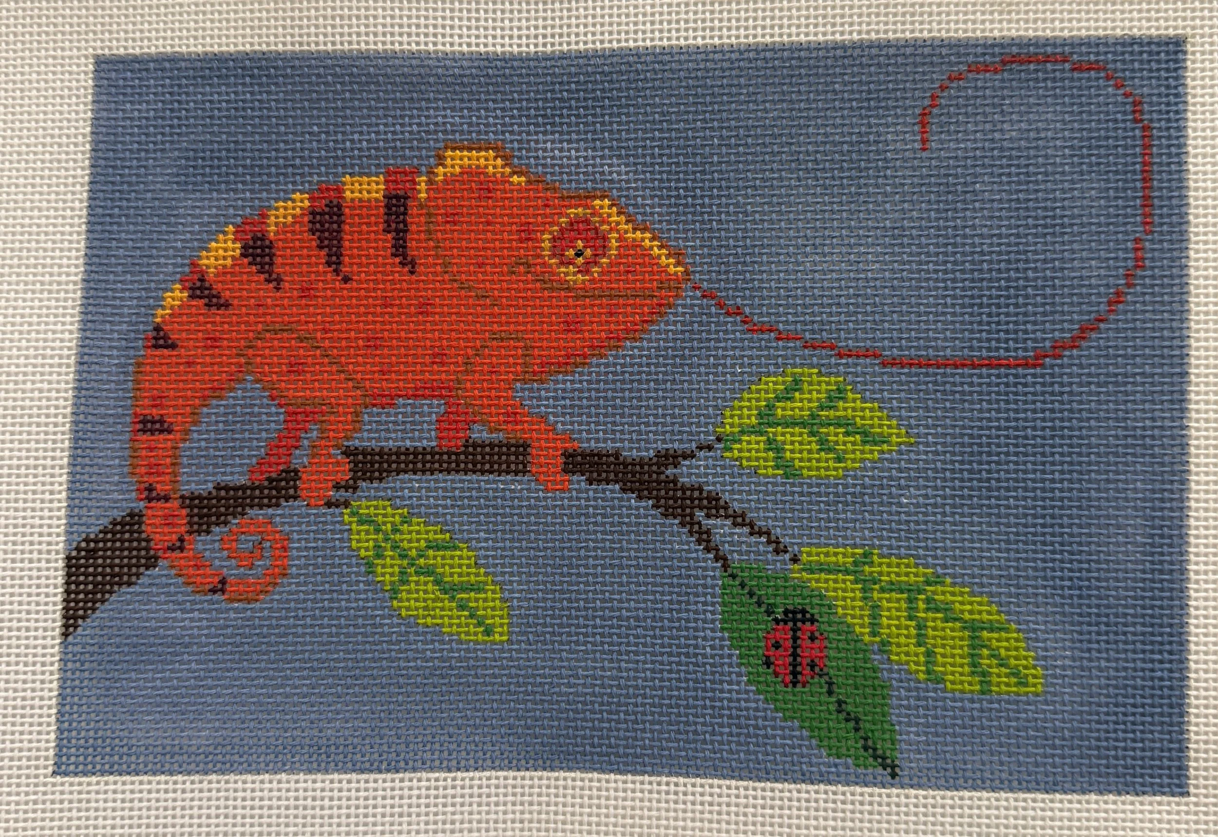 Chameleon Tooth Fairy Pillow
