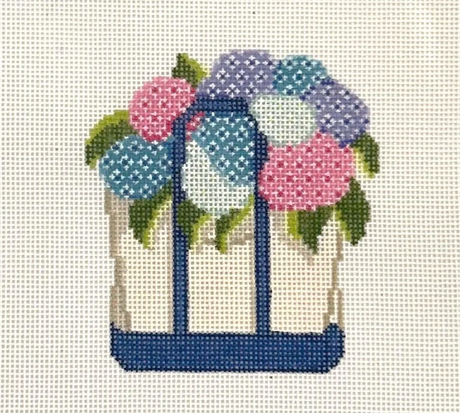 Blooming Hydrangeas Multi Colored