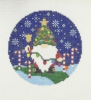Christmas Gnome Round