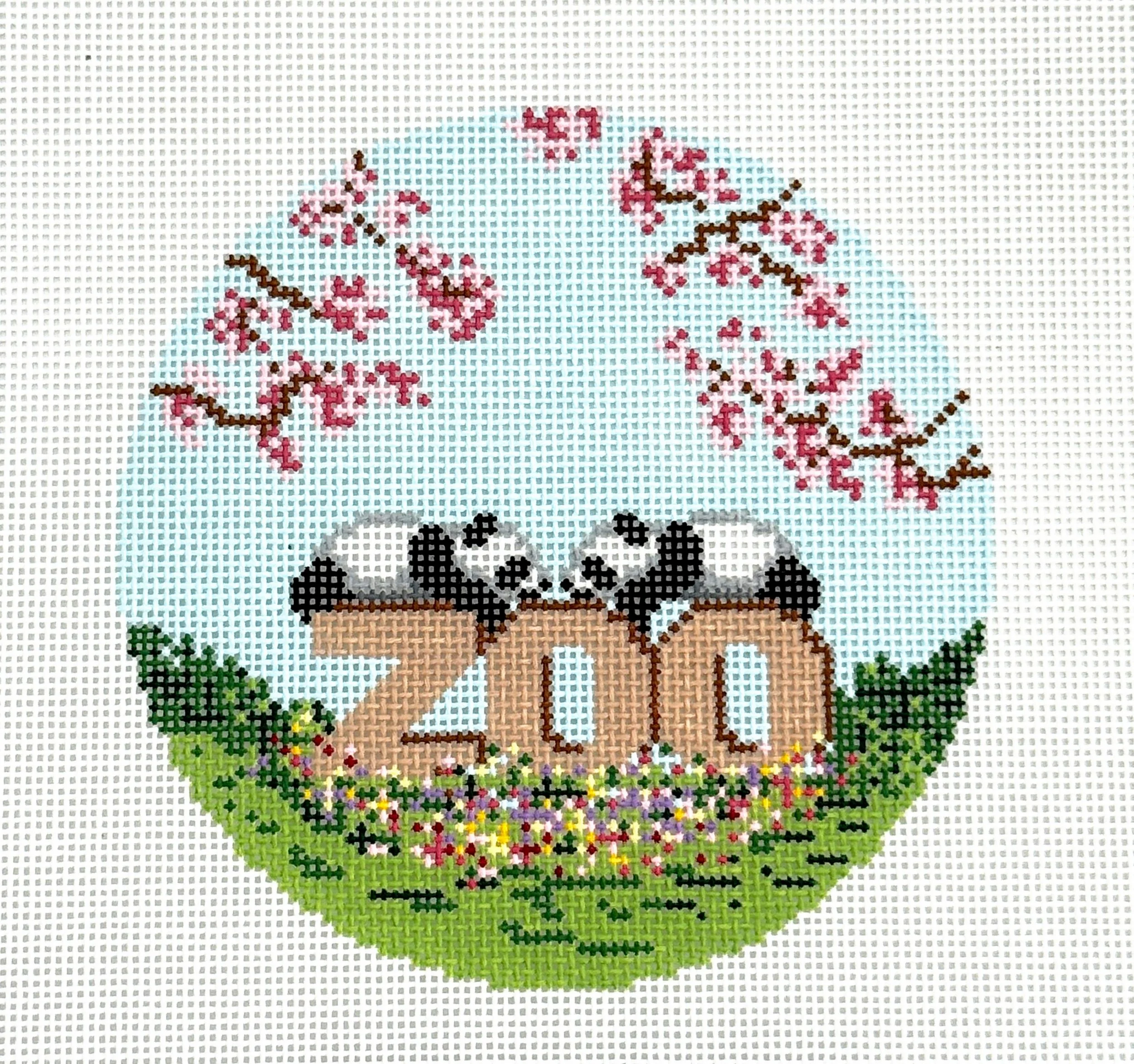 Panda's & Zoo with Cherry Blossoms