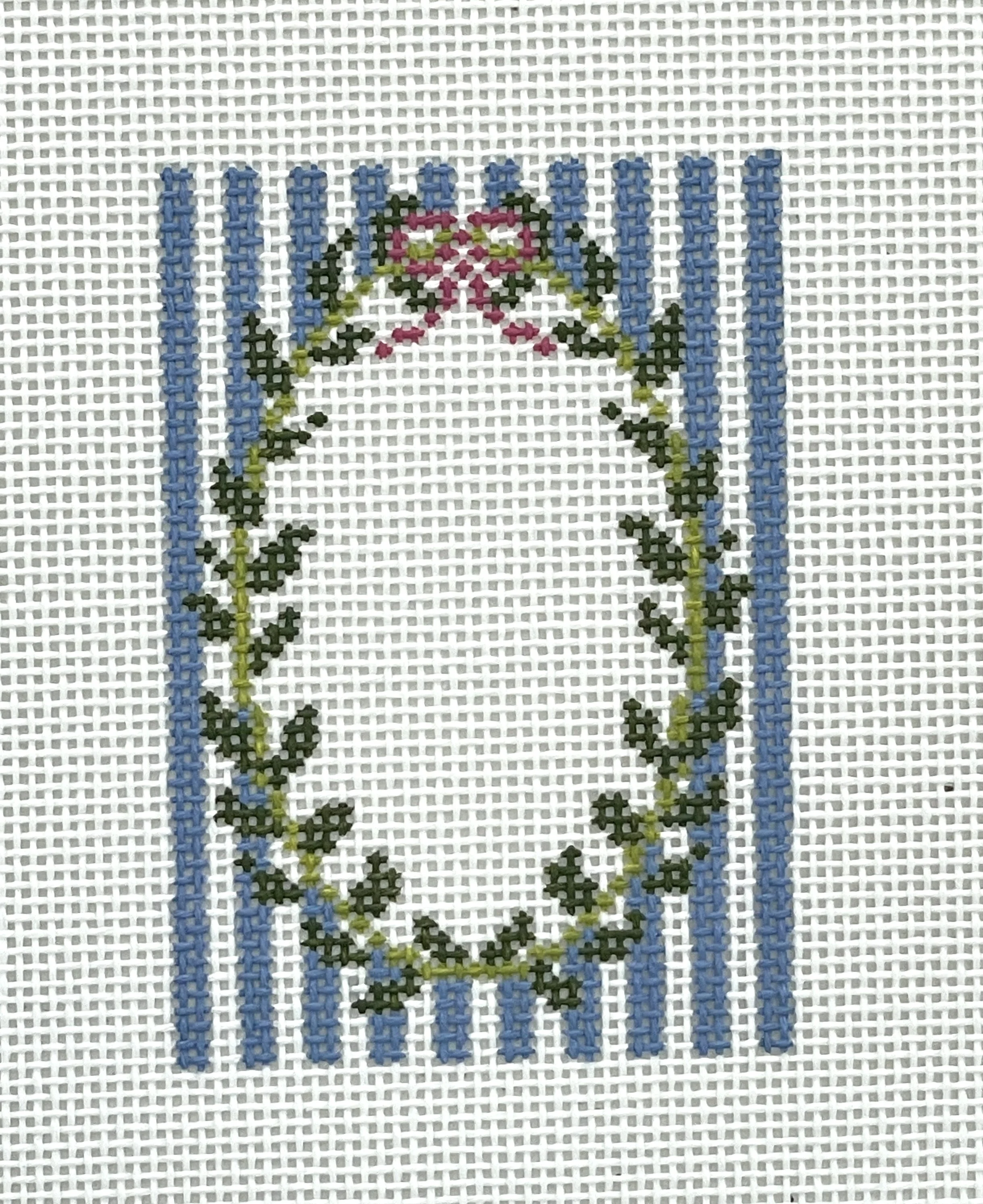 Striped Wreath Insert