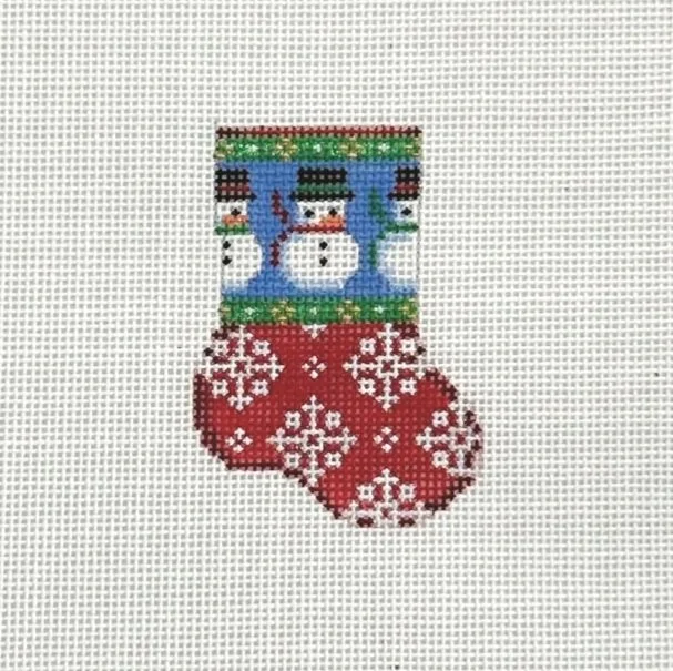 Micro Mini Sock Snowman