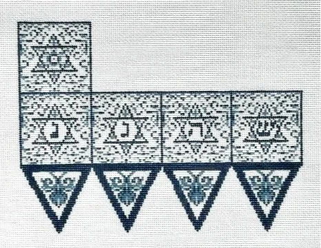 Transferware Dreidel