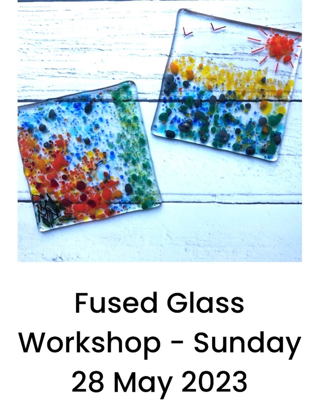 We can&rsquo;t wait for you to start (or continue!) your creative journey with Melissa, one of our gallery artists. She has just a couple of places left on her glass workshop on Sunday 28 May! 😊

https://www.courtyardgallery.org.uk/workshops/p/fused