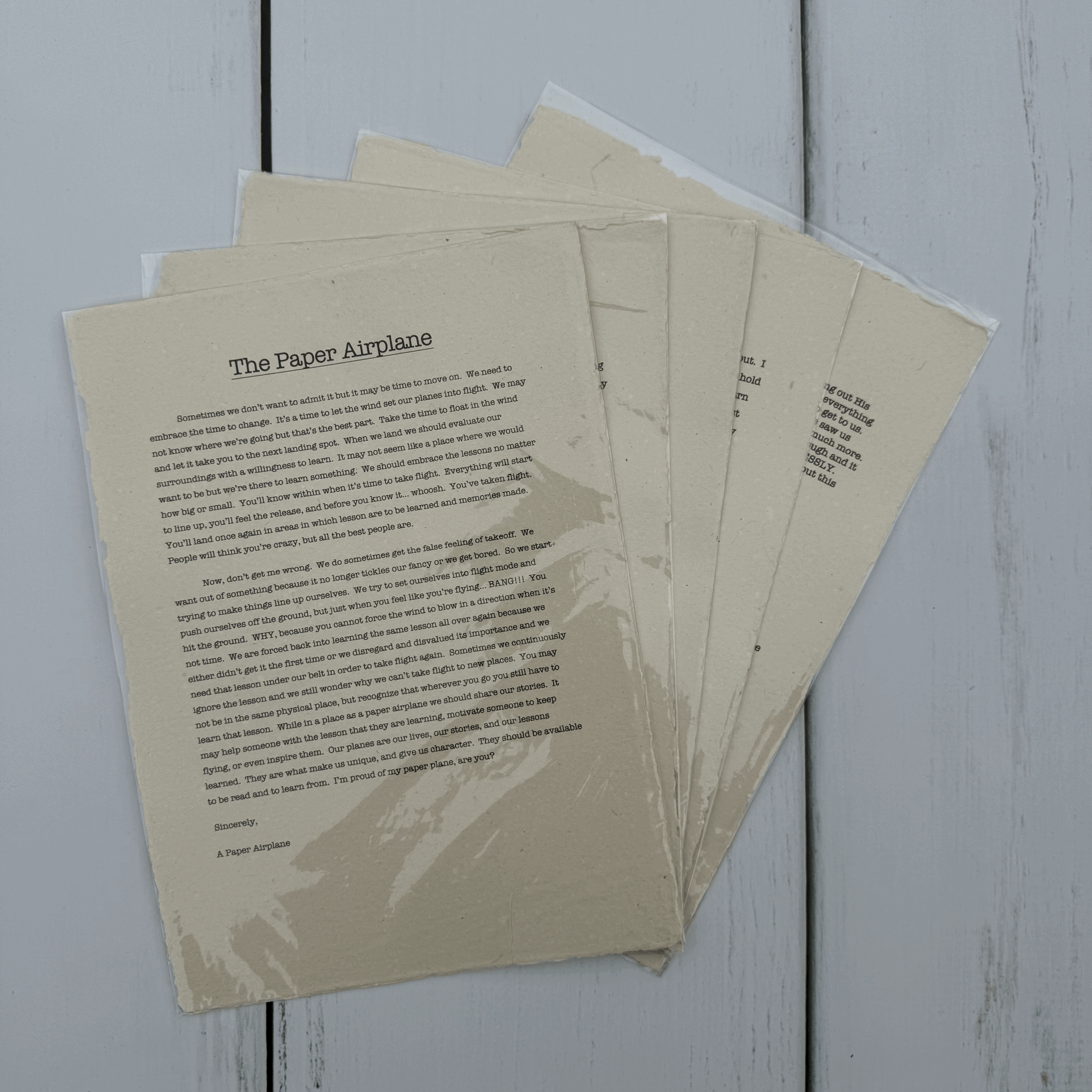 Complete 8.5 x 11 Letter Print Set