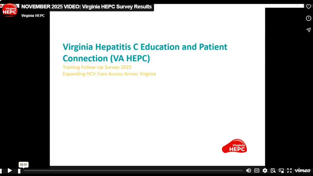 NOVEMBER 2025 VIDEO: Virginia HEPC Survey Results