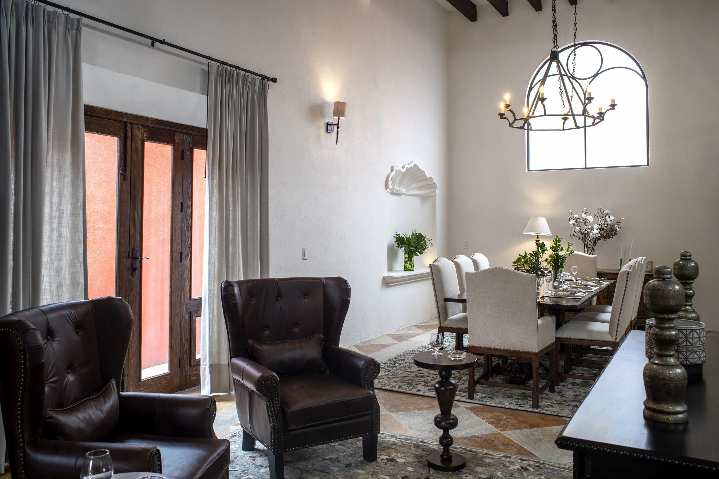 El Cardo Siting Area with View into Dining