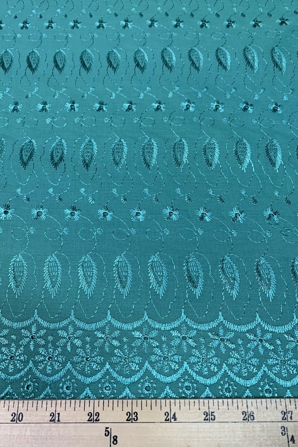 Eyelet Teal