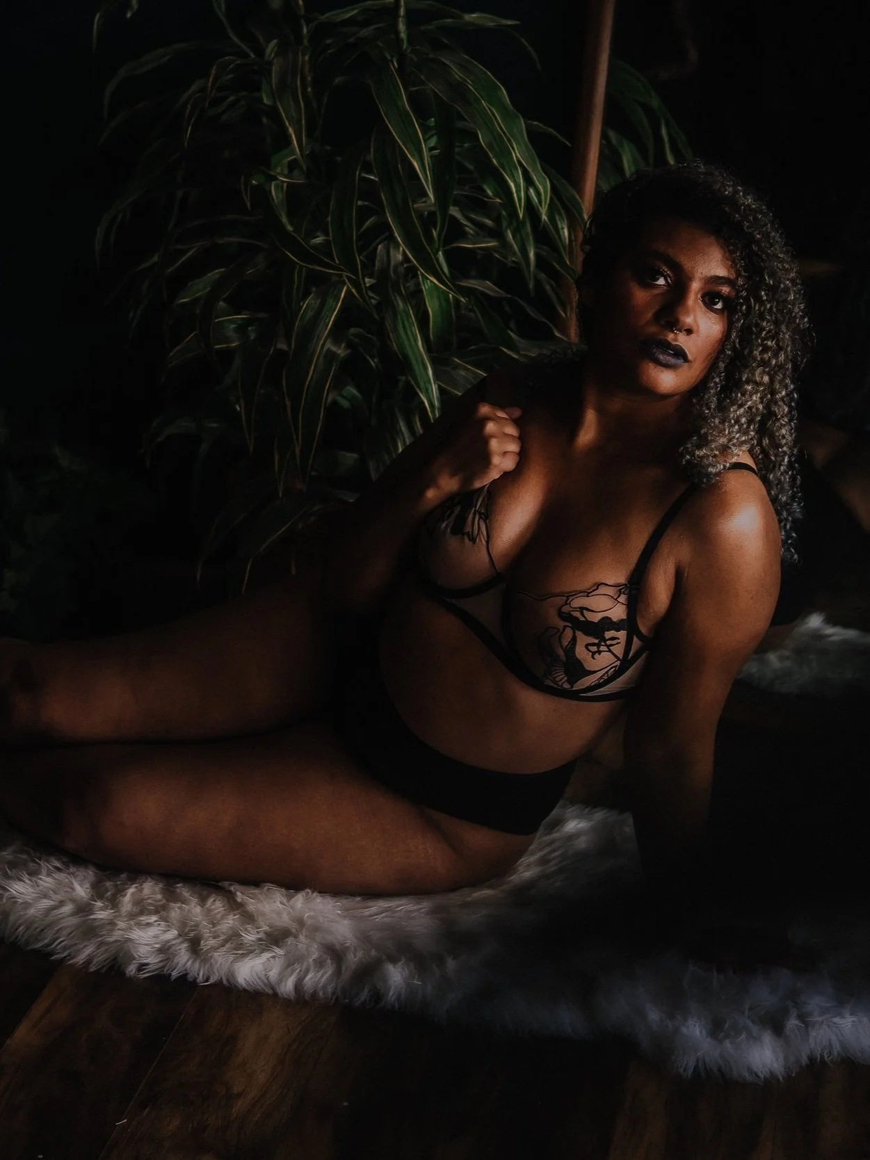 Miss K boudoir session The Boudoir Studio North Carolina