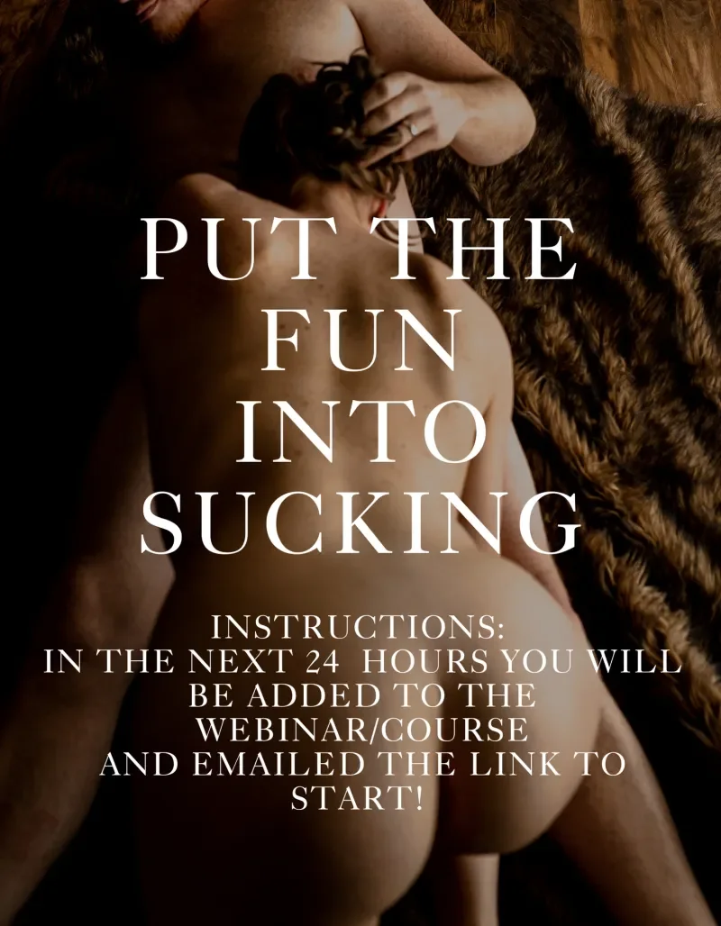 blowjob workshop and webinar