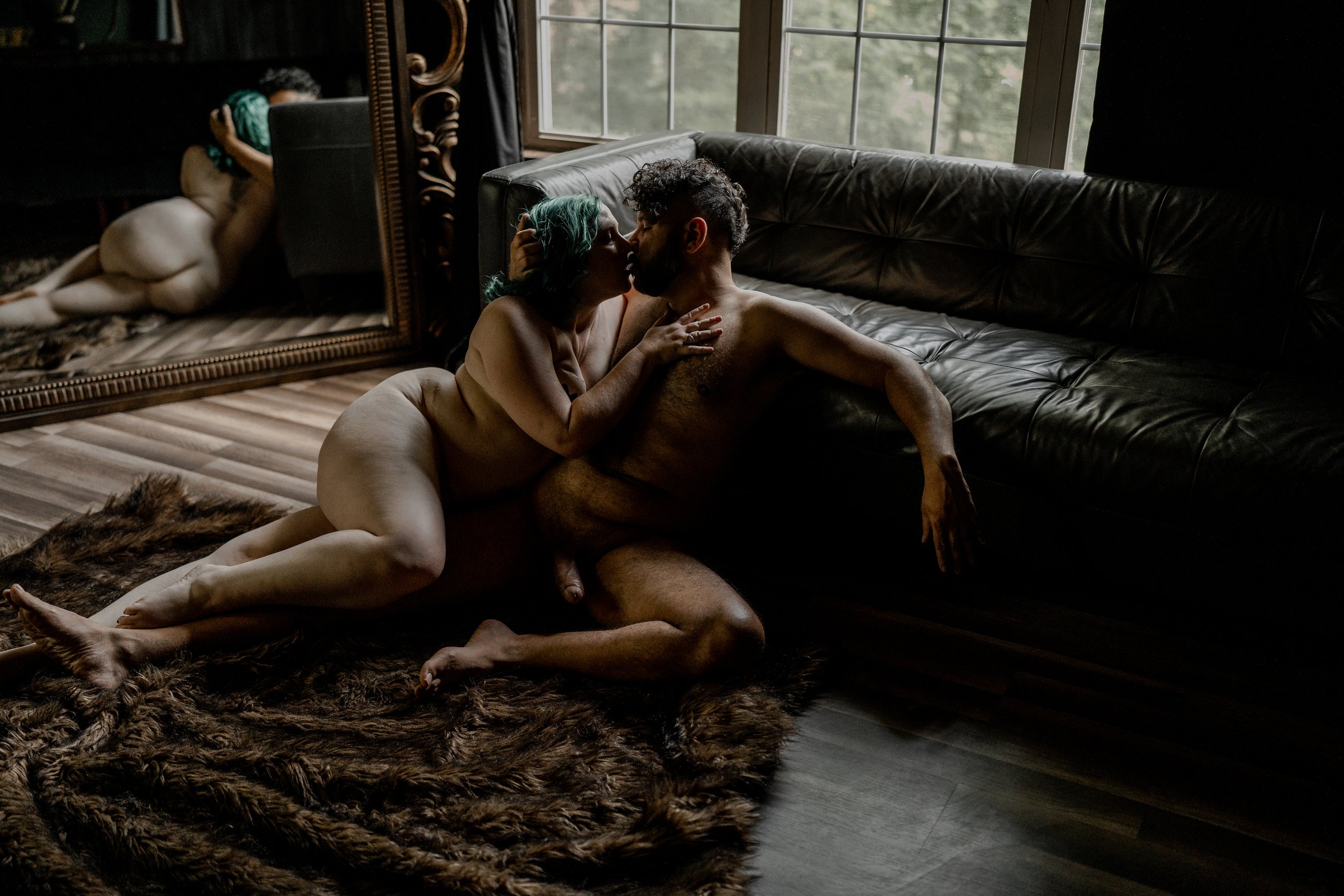 couples erotic boudoir photo nude interracial