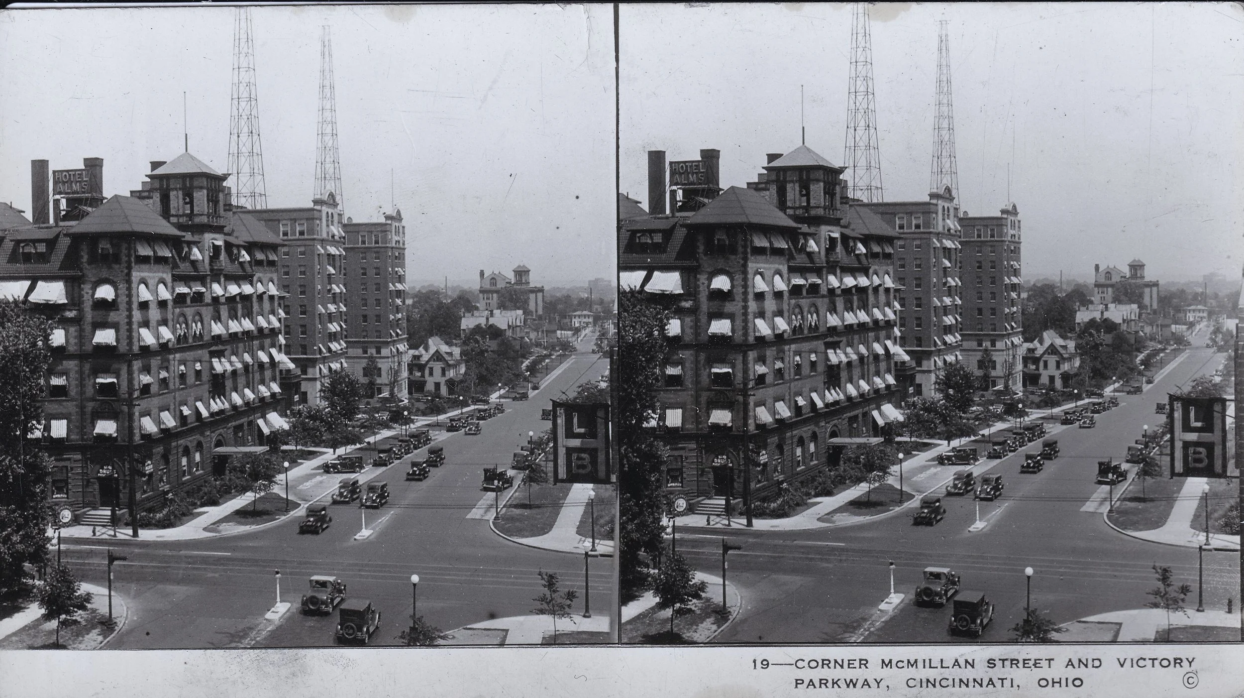 Corner McMillan Street and Victory Parkway