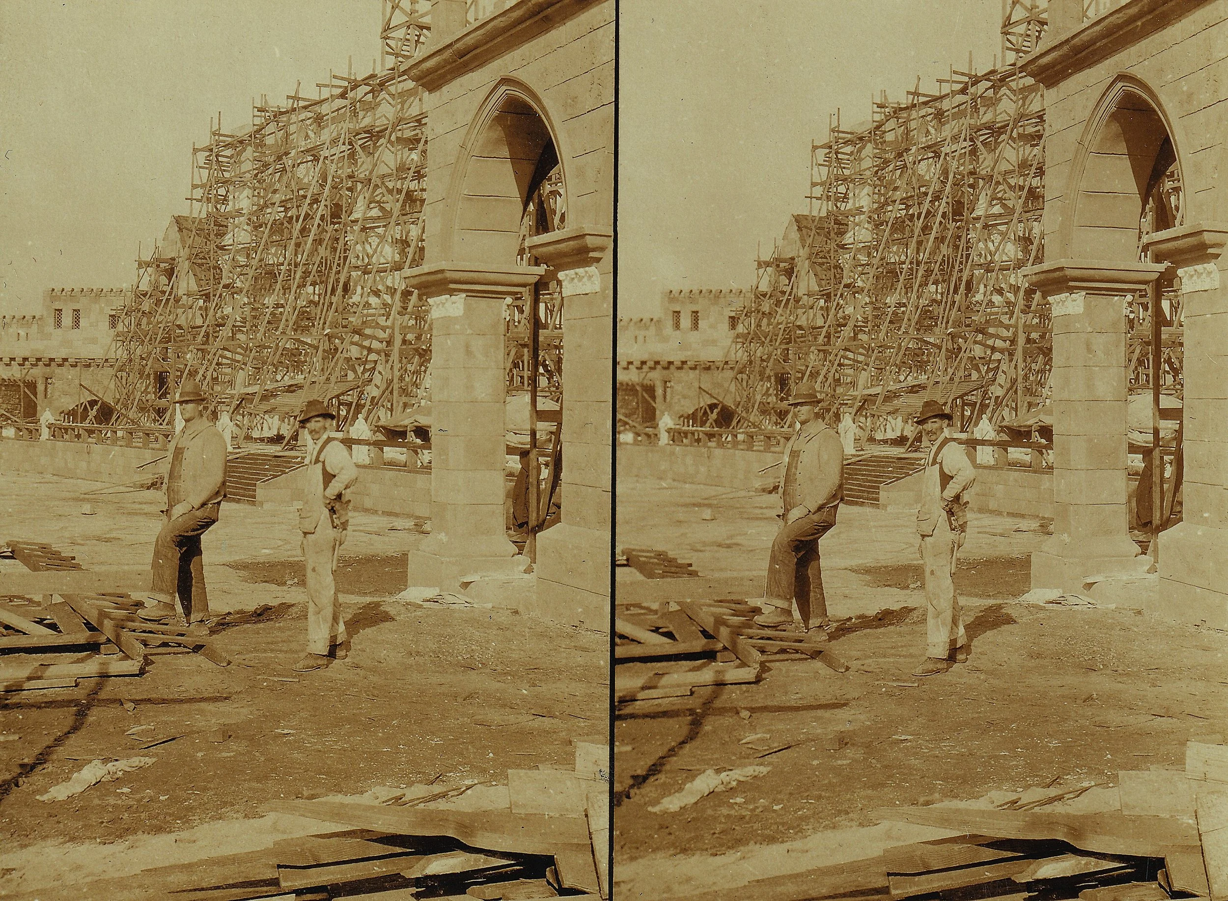 No. 2 - Plaza in front of the Cathedral in the making