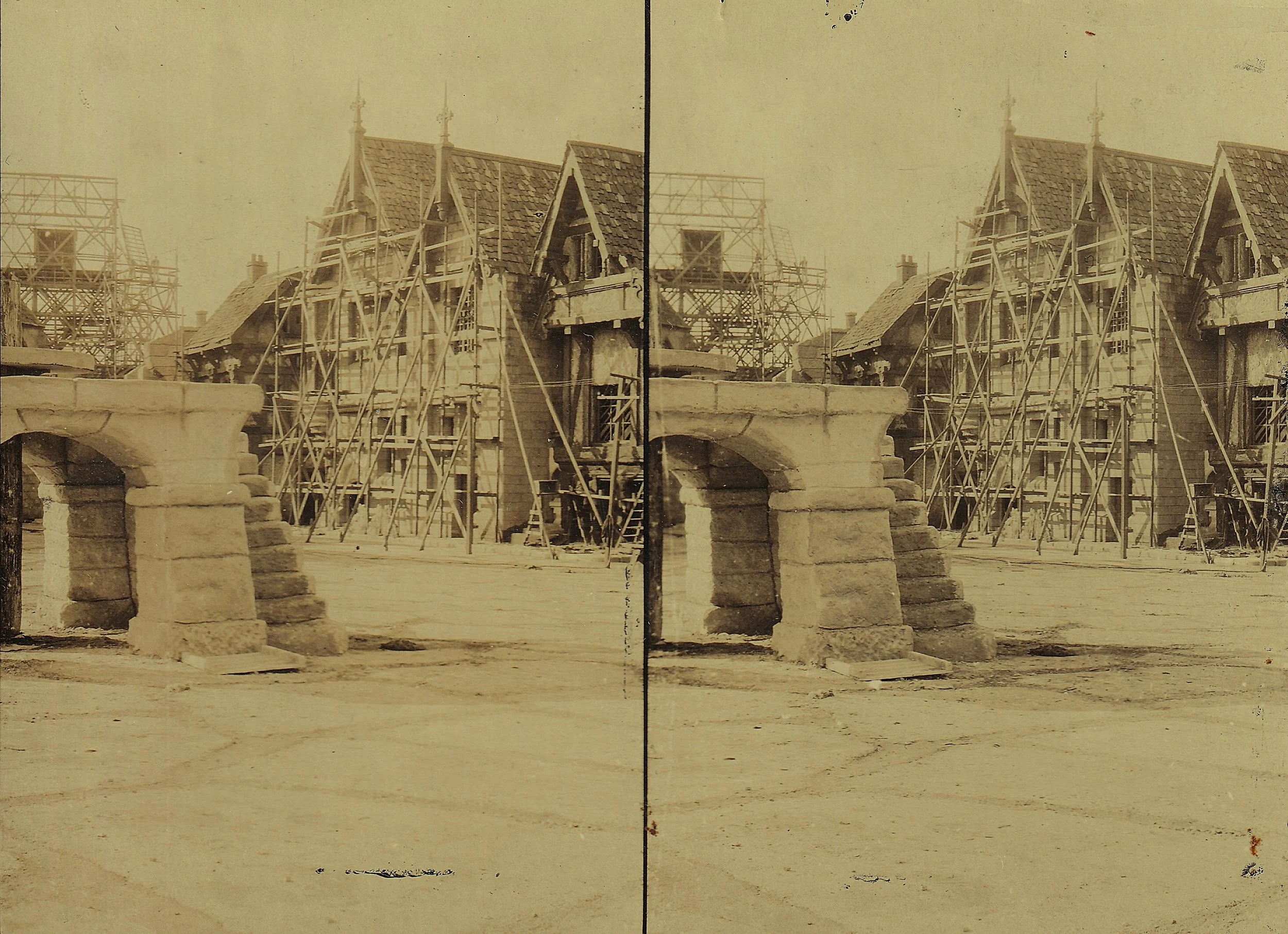 No. 3 - Place De Greve under construction