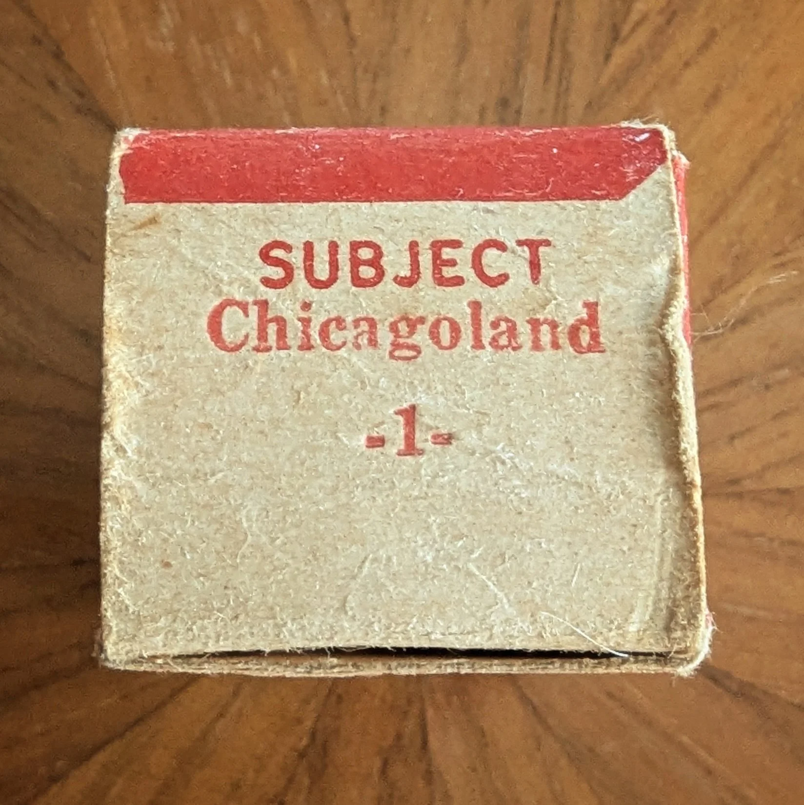 Box #2 (variation) - Title typeset in red.
