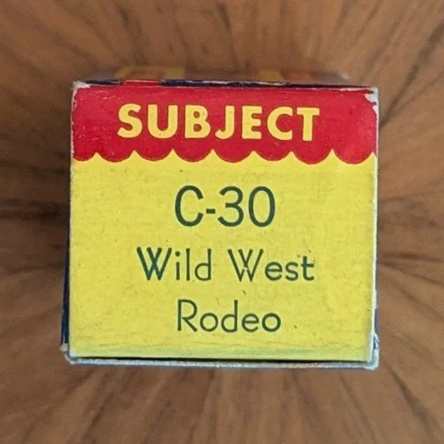 Box #6 (variation). All sans-serif type in blue.
