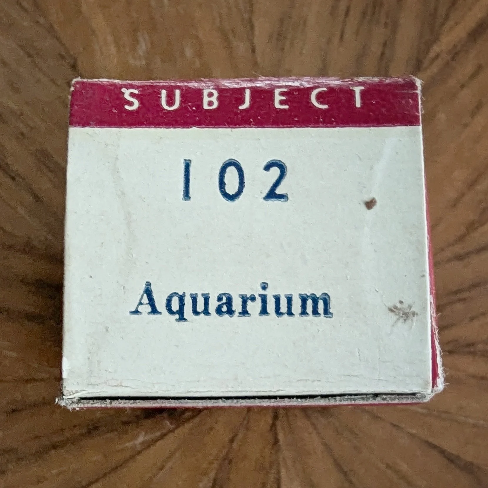 Box #5 (variation). Blue typeset with number switched to sans-serif.